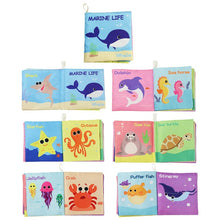 Load image into Gallery viewer, New Animal Cognition Infant Newborn Baby Soft Fabric Cloth Book Learning Educational Toys For Kids Baby Books 0-12 months