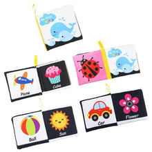 Load image into Gallery viewer, New Animal Cognition Infant Newborn Baby Soft Fabric Cloth Book Learning Educational Toys For Kids Baby Books 0-12 months