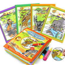 Load image into Gallery viewer, Coolplay Magic Water Drawing Book Coloring Book Painting Board Doodle Book in Drawing Toys Educational Toys for Kids Xmas Gifts