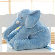 Load image into Gallery viewer, 40 cm/60 cm elefant Spielzeug Kinder Schlafen  Kissen Nette Gefullte kissen Baby Begleiten puppe Weihnachten Geschenk
