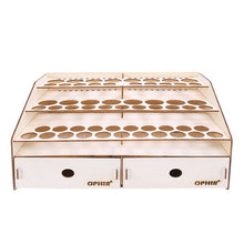 Load image into Gallery viewer, 1Set Wooden Paint Tool Storage Rack with Cabinet Pigment Ink Bottle Organizer Holder
