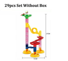 Load image into Gallery viewer, 29/105pcs Set DIY Construction Marble Race Run Track Building Blocks Kids Maze Ball Roll Toys Christmas Gift
