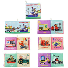 Load image into Gallery viewer, New Animal Cognition Infant Newborn Baby Soft Fabric Cloth Book Learning Educational Toys For Kids Baby Books 0-12 months
