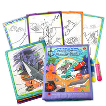 Load image into Gallery viewer, Coolplay  Magic Water Drawing Book Coloring Book Painting Board Doodle Book in Drawing Toys Educational Toys for Kids Xmas Gifts
