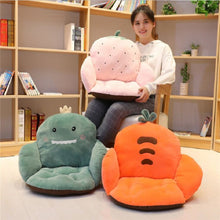 Load image into Gallery viewer, Plush cushion for leaning on Cartoon household Office chair cushions backing block throw pillow
