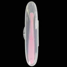 Load image into Gallery viewer, 1Pcs Baby Feeding Spoon with Storage Box Non-Slip Baby Trainning Spoon Food Grade Silicone Cute Baby Feeding Tableware
