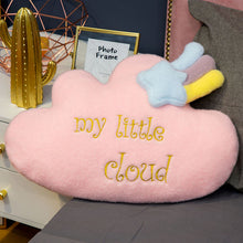 Load image into Gallery viewer, cute rainbow cloud  sun star throw pillow cushion rainbow plush toy baby kids bedroom decoration toy pillow sofa cushion
